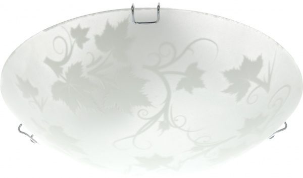 Светильник потолочный Укрсвітло Лампара 1xE27 белый 37901 