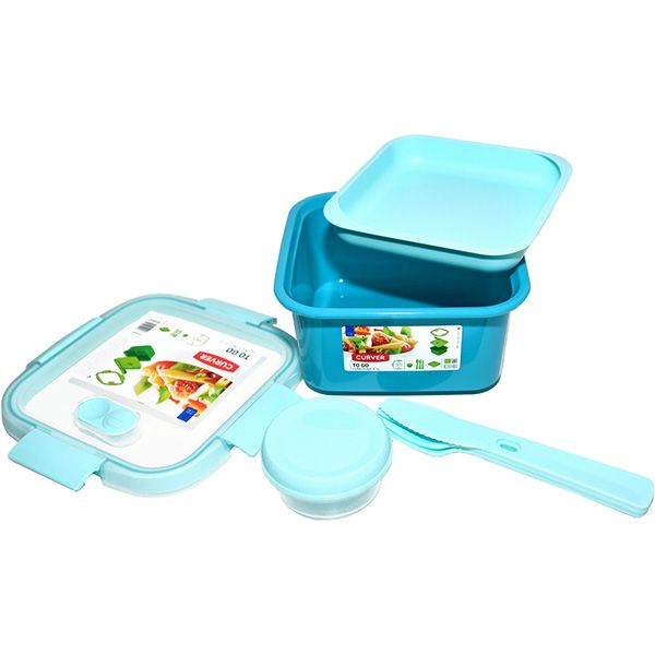 Ланч-бокс Curver To Go Lunch Kit (232686) голубой