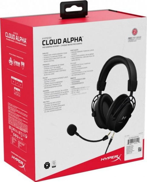 Наушники HyperX Cloud Alpha black (HX-HSCA-BK/WW) 