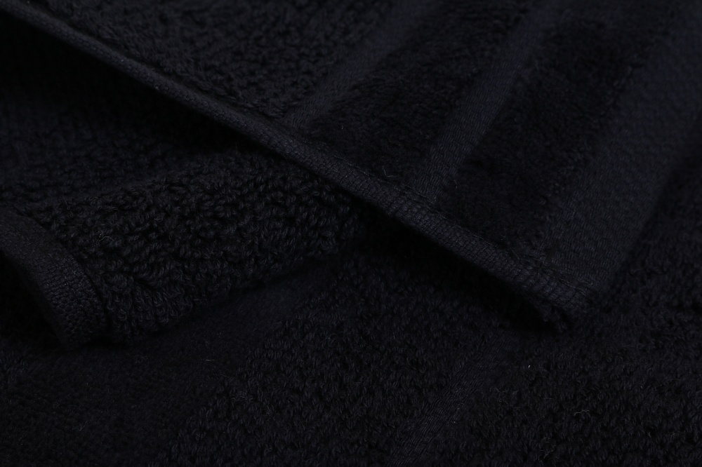 Рушник махровий Tabby 50x90 см чорний La Nuit