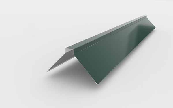 Планка конька глянцевая Европрофиль RAL 6005 зеленая