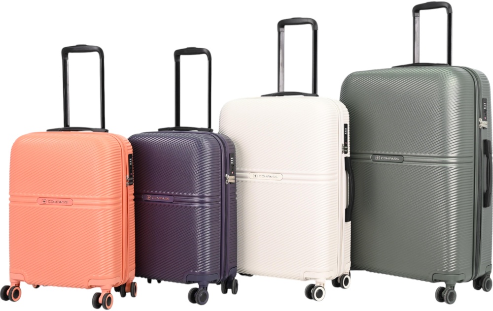 Чемодан Compass MS-2690 35 л кремовый 39x21,5x55 см S