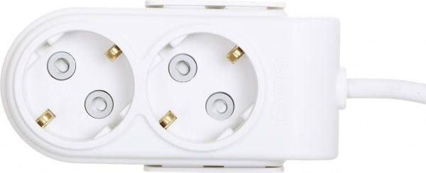 Подовжувач Makel із заземленням 2 гн. білий 5 м N2210063 