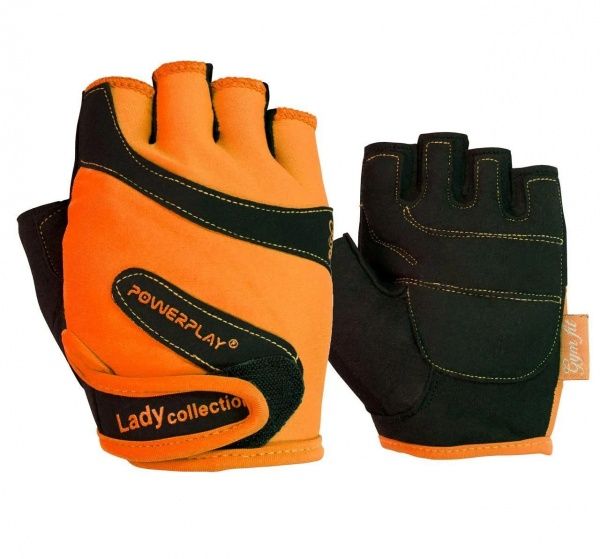 Рукавички для фітнесу PowerPlay PP_1729D_XS_Orange р. XS 