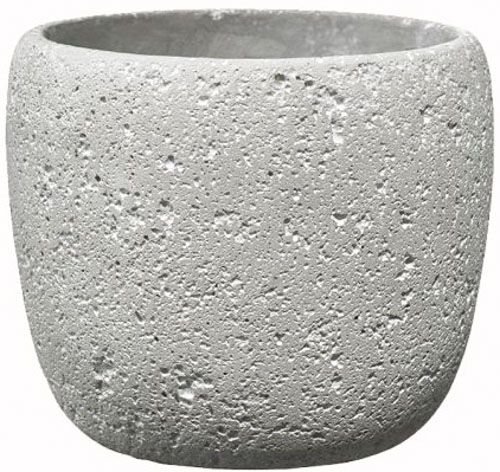 Кашпо керамічне Soendgen Bettona круглий 3,8 л світло-сірий 