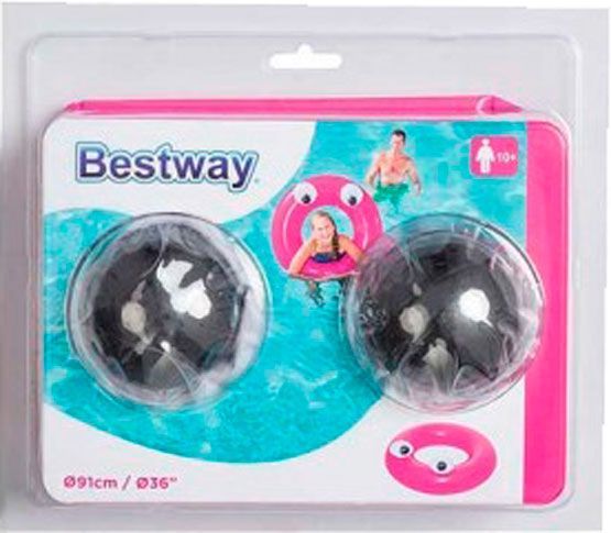 Коло надувне 91 см Очі