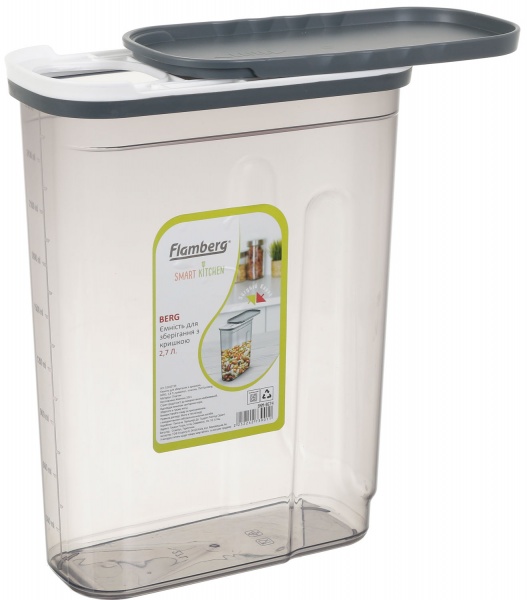 Ємність для зберігання з кришкою BERG 2.7 л Flamberg