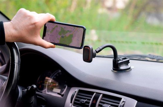 Автодержатель Grand-X MT-03 для телефона магнитный (МТ-03) 