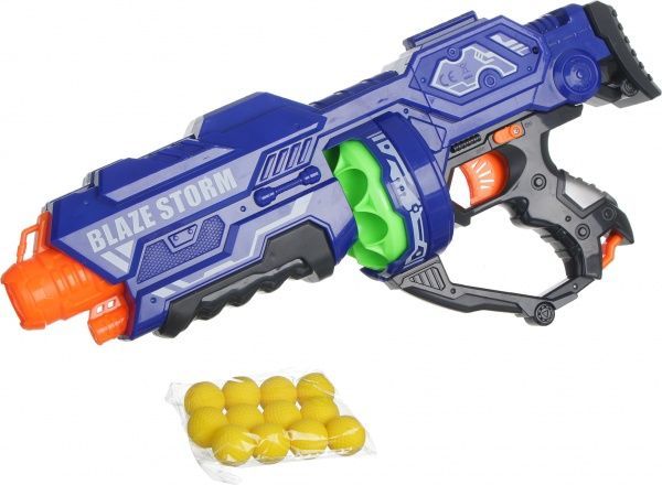 Игрушечное оружие Blaze Storm бластер с электроприводом + 12 пуль ZC7116