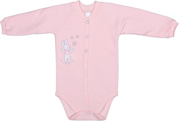Боди детское для девочки Baby Veres Snowflake р.80 розовый 