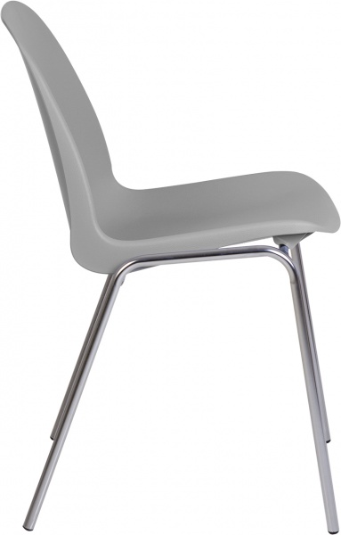 Стул Nowy Styl BESTA CHROME PACK 60 (CH) PEARL GREY серый 