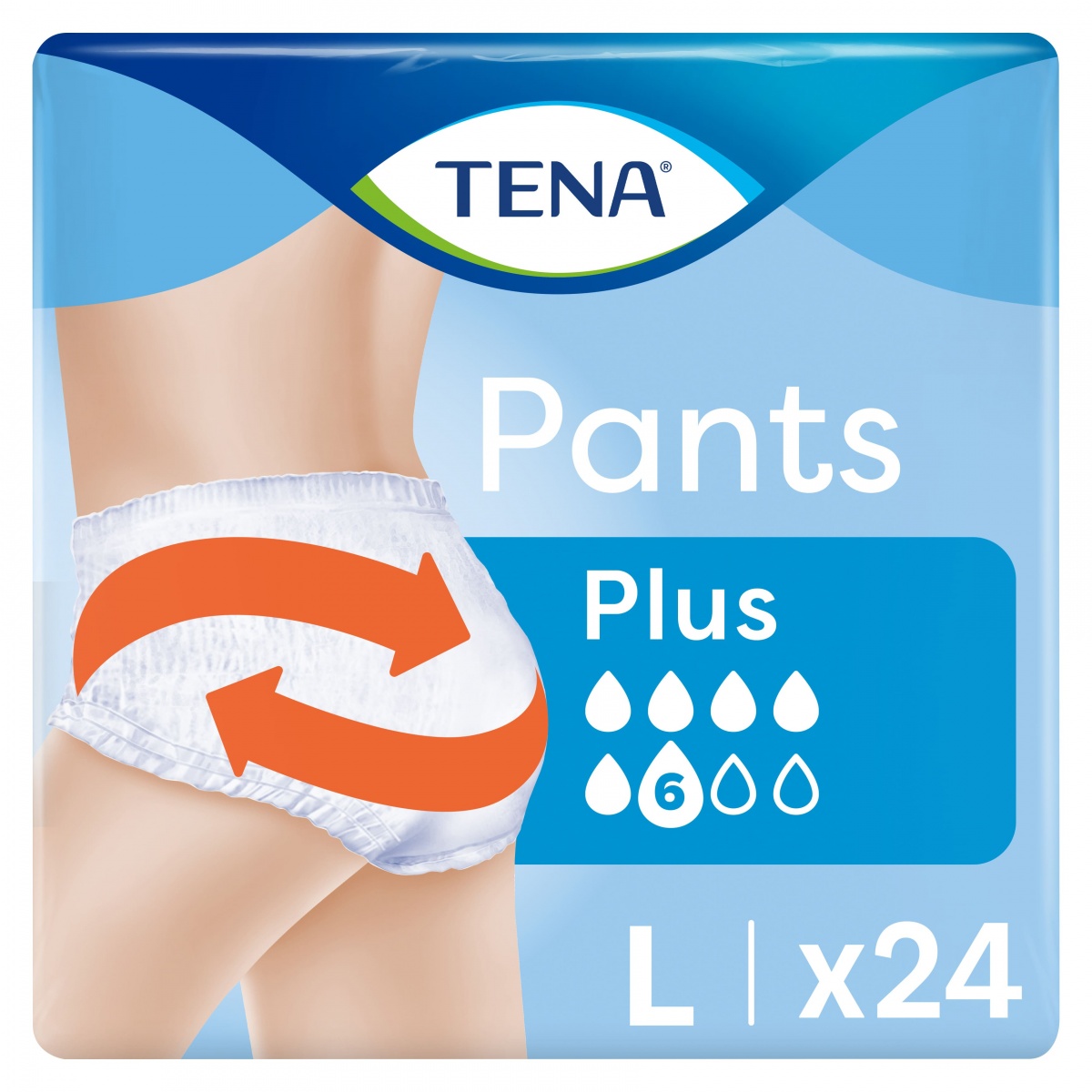 Підгузки-трусики TENA Pants Plus урологічні розмір L 24 шт. — фото 1