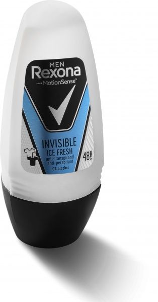 Антиперспирант для мужчин Rexona Невидимий Прозорий лід 50 мл