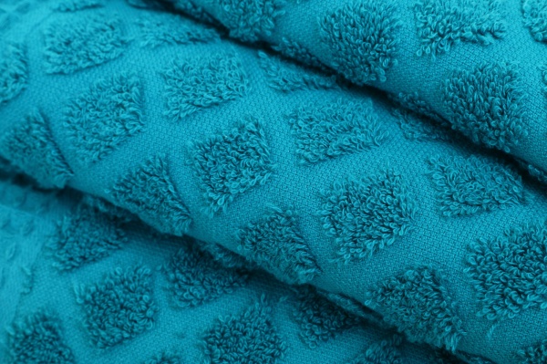 Полотенце махровое Nora 40x70 см бирюзовый 