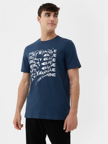 Футболка 4F TSHIRT M1178 4FRSS23TTSHM1178-30S р.2XL синій