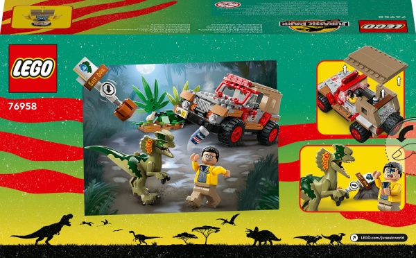 Конструктор LEGO Jurassic World Засада дилофозавра 76958