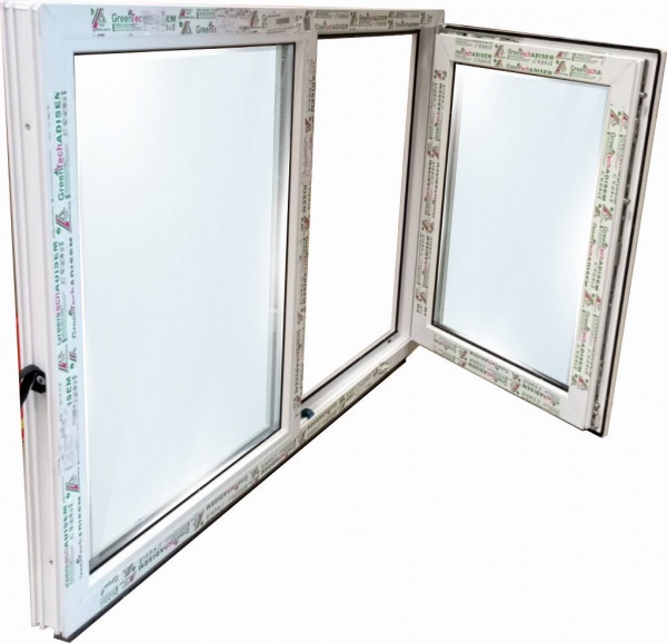 Вікно поворотно-відкидне GreenTech 60 1400x900 мм праве 