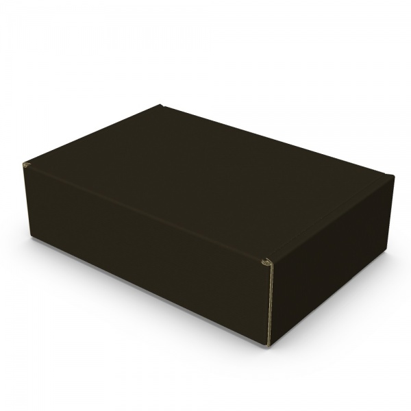 Картонна коробка (Е) + 1 кол. (чорна) 177x126x50 мм