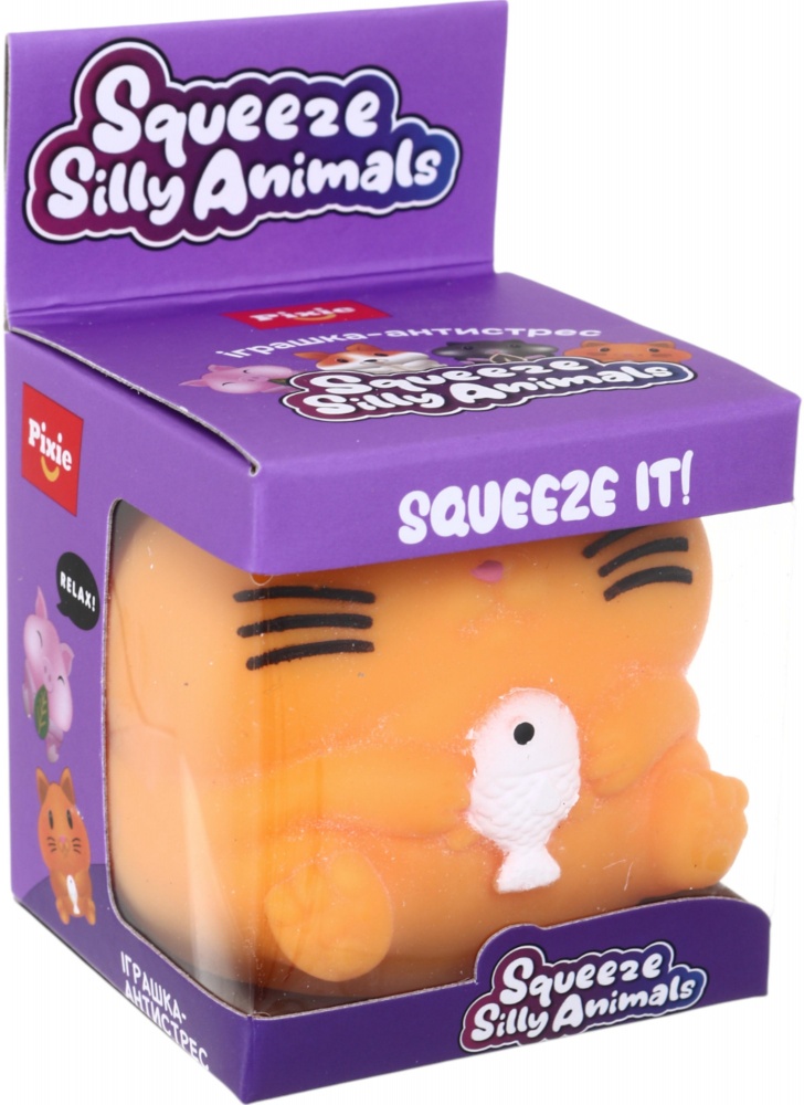 Іграшка-антистрес PIXIE зефірка тваринка 6.5x6.5x7 см в асорт. CKS-10787