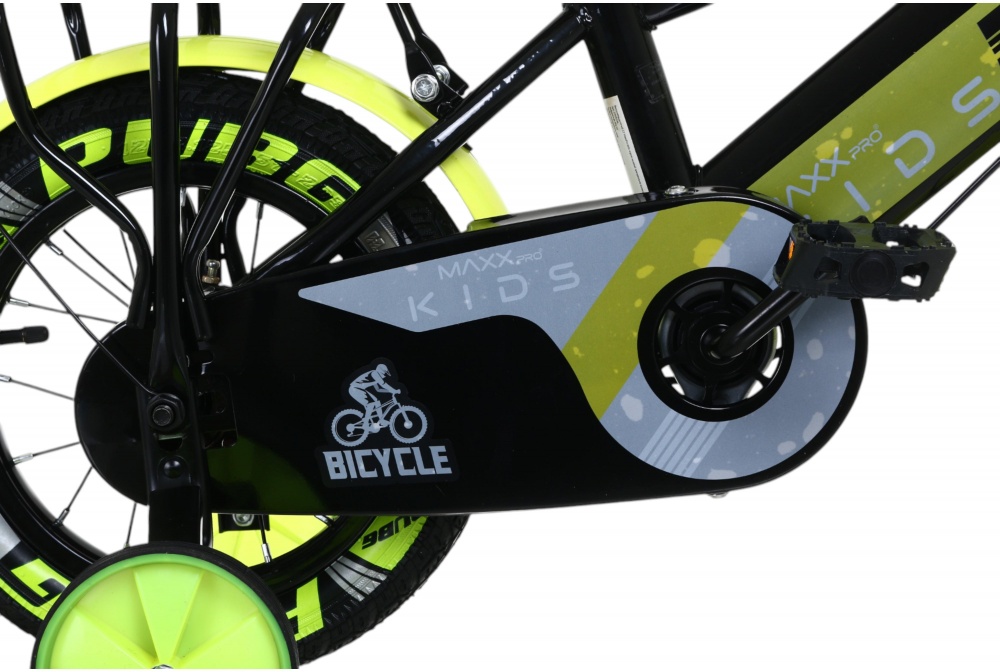 Велосипед детский MaxxPro kids 12' KQ-14 желто-черный