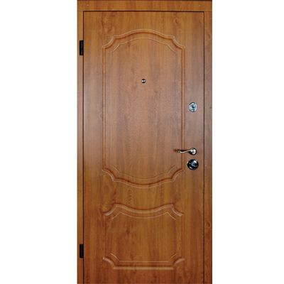 Двері металеві ДO-23 Золотий дуб 2050x880x70 мм ліві