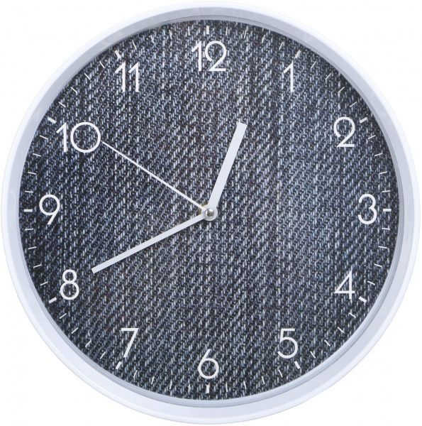 Часы настенные Джинс темно–серый с синим