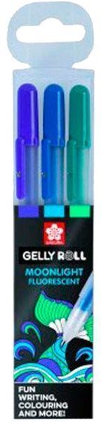 Набор ручек гелевых Sakura MOONLIGHT OCEAN 3 цвета POXPGBMOO3C 