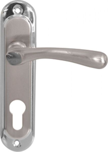 Ручка на планці Bruno 910K6 матовий нікель/хром