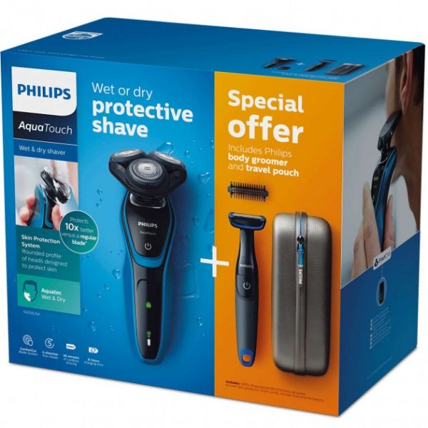 Електробритва Philips AquaTouch S5050/64 