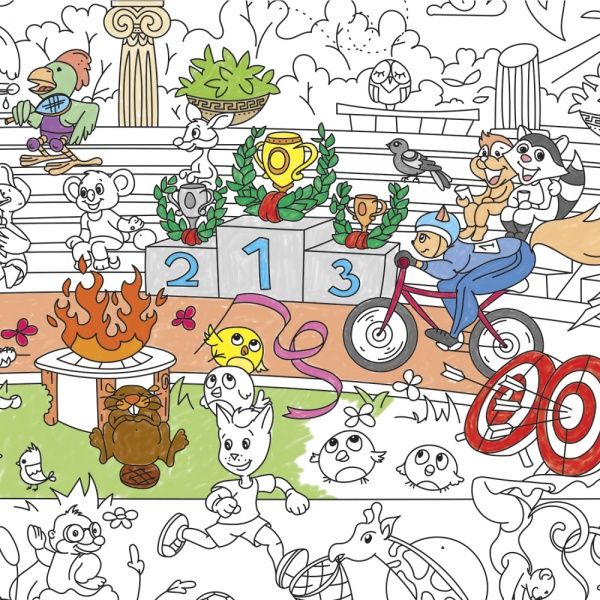 Раскраска «Олимпийские игры» 978-617-7542-17-8