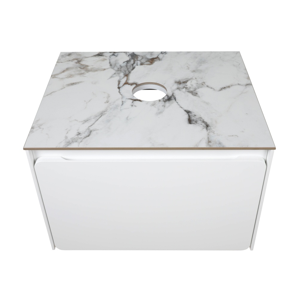 Тумба подвесная Aqua Rodos KIOTO (белый мат)