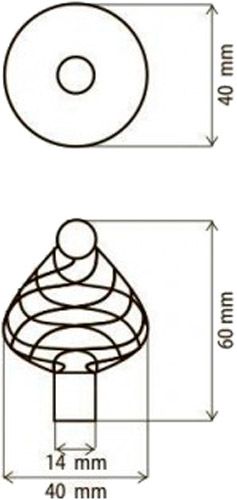 Меблева ручка DG 11 AB латунь DC