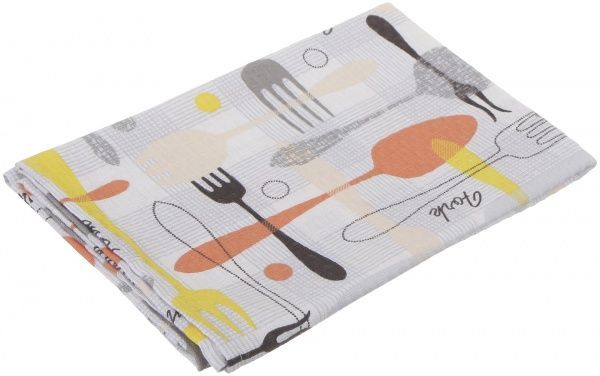 Набір рушників вафельних Kitchen 2 шт. 40x65 см UP! (Underprice) сірий/помаранчевий 