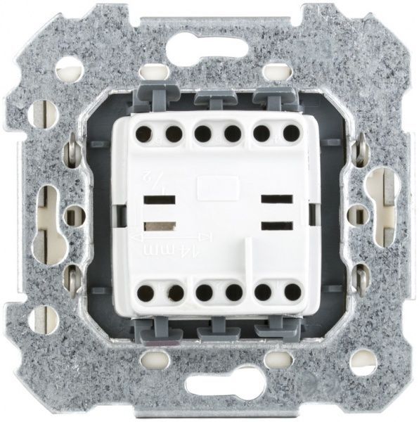 Выключатель одноклавишный Siemens Iris с подсветкой 16 А 250В IP20 алюминий меркурий 18505-L MA