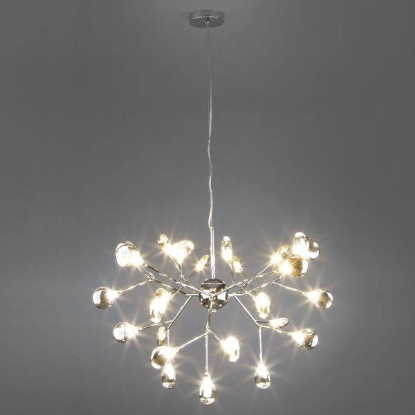 Люстра подвесная Strotskis Lamella 27x3 Вт G4 хром 554