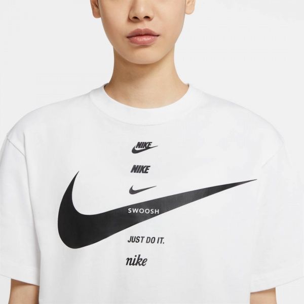 Футболка Nike W NSW SWSH TOP SS CU5682-100 XS білий