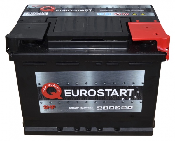 Акумулятор автомобільний EUROSTART 4352 60Ah 550A 12V 560059055 «+» праворуч (560059055)