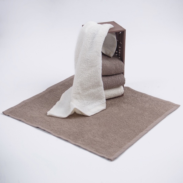 Набор полотенец кухонных Wellcome Home (5 шт./уп.) 30x30 см коричневый Білтекс 