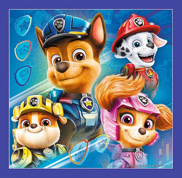 Пазлы Trefl 3 в 1 Щенячий патруль готов к действию 34861