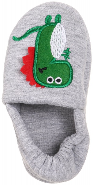 Капці дитячі Динозавр р.32/33 сірий KD-4 