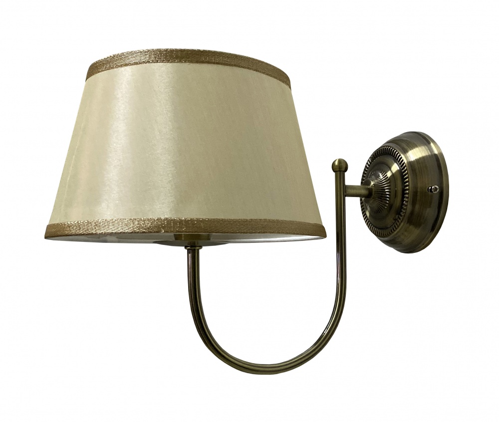 Бра Геотон Октавия-241BR 1x40 Вт E14 античная бронза 49547