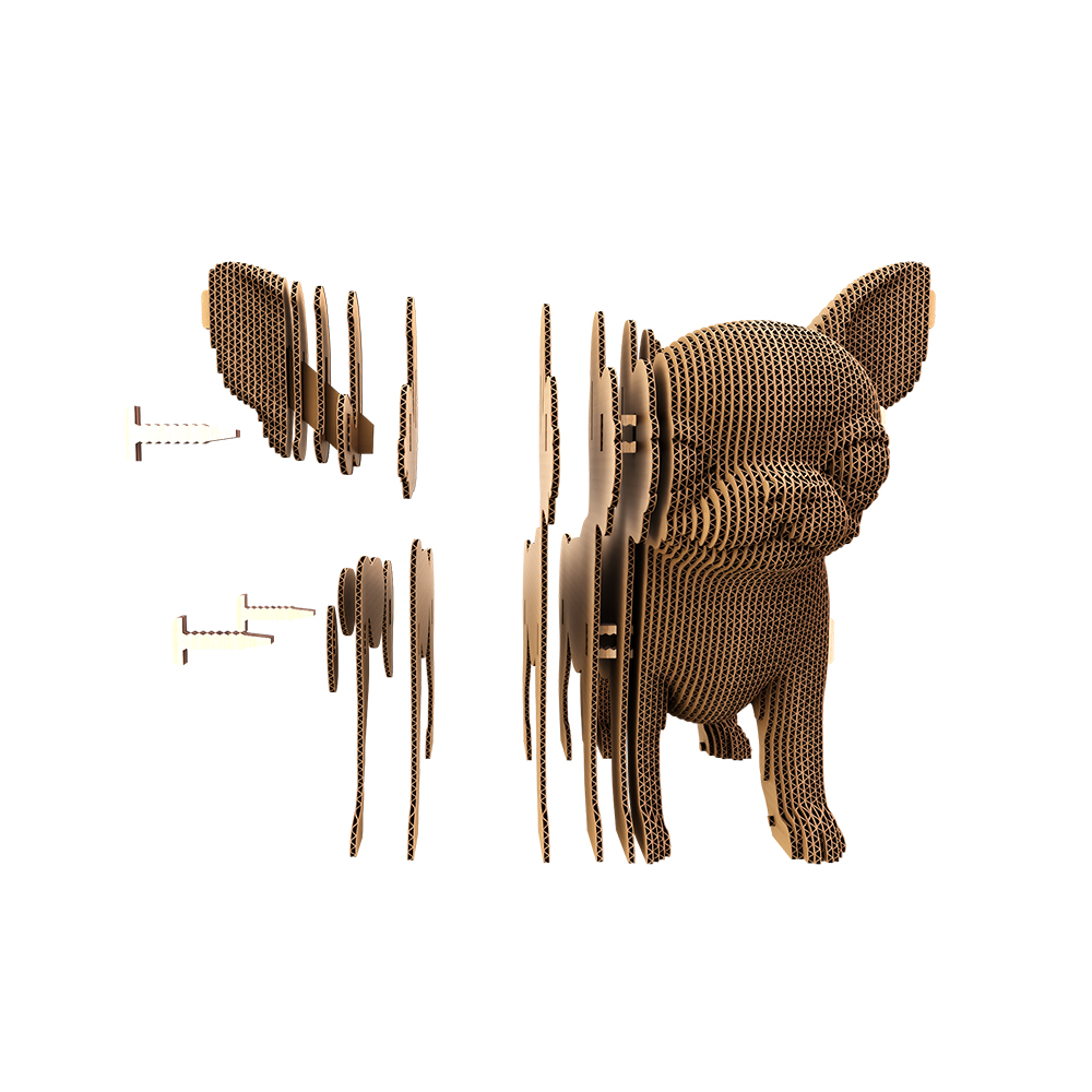 Конструктор картонний Cartonic 3D Puzzle PUPPIES TRIO CARTPUPPIES