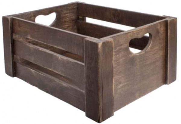 Коробка декоративна Пуговка 40х15х30 см, коричнева