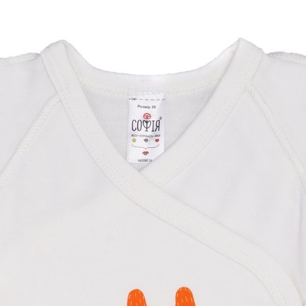 Боді дитяче ТМ Софія Red Fox р.56 помаранчевий 121456 