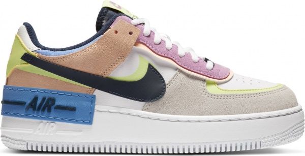 Кроссовки Nike Air Force 1 Shadow CU8591-001 р.US 7 разноцветный