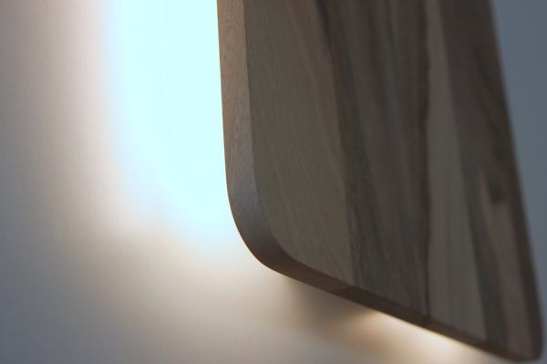 Бра ADLUX Quadro-25 R-25-WW-W LED 1x7 Вт орех 