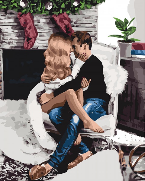 Картина по номерам Праздник для двоих Идейка 