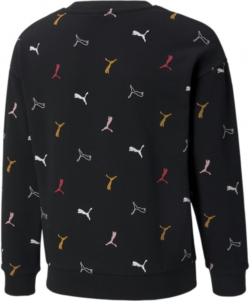 Світшот Puma Classics Graphics Crew 58928901 р. 128 чорний