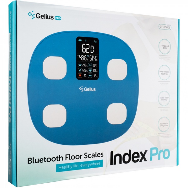 Смарт-ваги Gelius GP-BFS003 PRO Bluetooth Floor Scales Index Pro