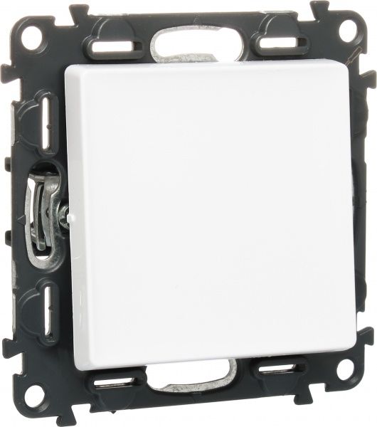 Выключатель одноклавишный Legrand Life без подсветки 10 А 250В белый 752401
